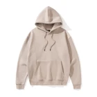 100% Factory Supply Discount Price 100% Cotton Pullover Men Black Hoodies