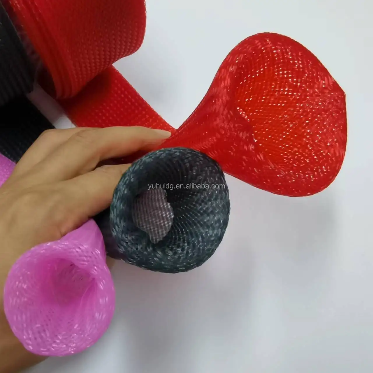 Braided Sleeve Cable Management MOCNT PET Expandable Braided Sleeving Wire Braided Sleeve Cable Chubby Cable Screen Protector