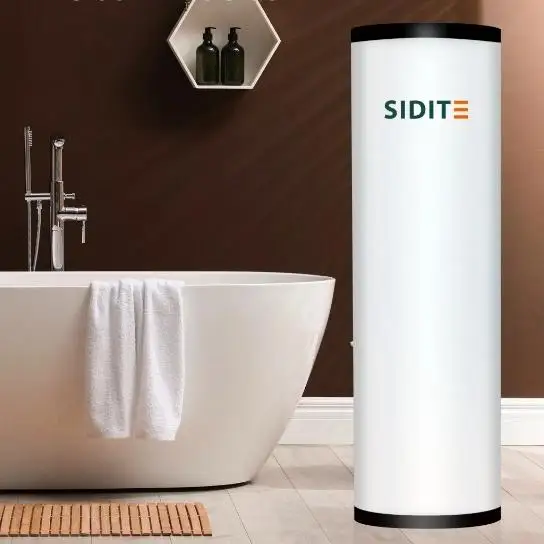 SDT-E EVC Commercial AC Heat Pump Water Heater 150L-500L Capacity Energy Efficient Galvanized Shell SPCC Inner Tank for Hotels supplier