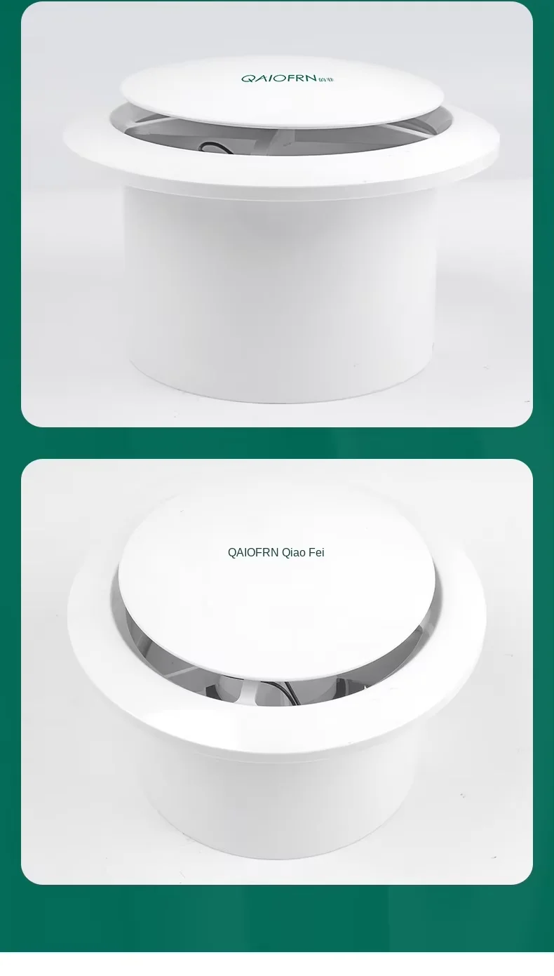 Silent Wall-mounted Exhaust Fan, ABS, 20W, 1-Year, 30cm - detail 8