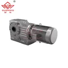 K67 vertical shaft reducer 90 degree gearbox 0.25 hp motor