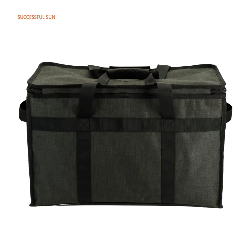SDB2321-SNOW CANVAS Waterproof Insulated Food Delivery Bag Thermal Food Pizza Bag Picnic Lunch Cooler Bag Popular factory