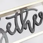 Wood Wood Wooden Decoration Wholesale Decorative Hanging Custom Farmhouse Decor Vintage Letters Engraved Wood Signs