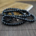 Beaded Necklace Manufacturer Free Sample Custom Popular Womens Large Bianstone Round Beaded Chain Necklace