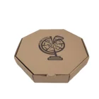 Shape Box Pizza Book Shape Box Free Sample Yellow Color Book Shape Pizza Packaging Box With Deign Logo