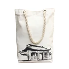 Canvas Mingyu Wholesale Custom Logo Tote Bag Blank Canvas With Custom Printed Logo