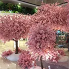 Pink Art Customized Silk Pink Sakura Wedding Decoration Arch Art Artificial Cherry Blossom Tree