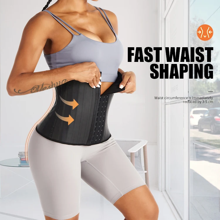 Waist Trainer for Women Lower Belly Fat Corset Waist Cincher Trimmer Belt  Sport Girdle for Workout Fitness 6XL/7XL, Pink