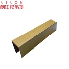 Decorative Architecture Design Tile Aluminium Curve Ceiling Design For Interior Decorative