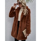 Coat Fashion Autumn Winter Women Warm Faux Fur Coat Jacket Coat