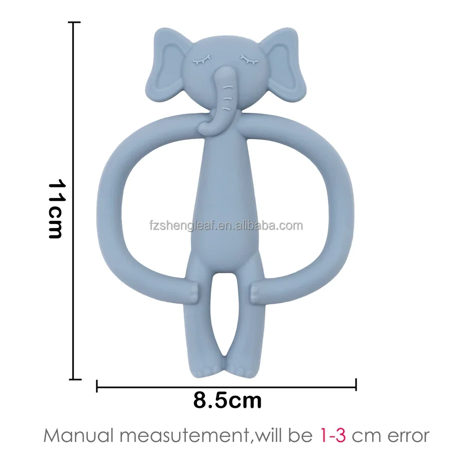 product bpa free custom kid baby teether durable infant chewing soft toys food grade silicone silicon nursing gift for newborns-3