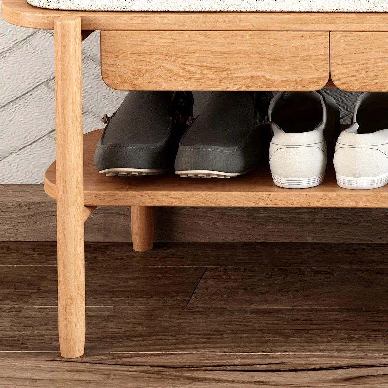 Living Room Furniture Simple Design Mini Wooden Hat Rack  Modern Shoes Rack Cabinet
