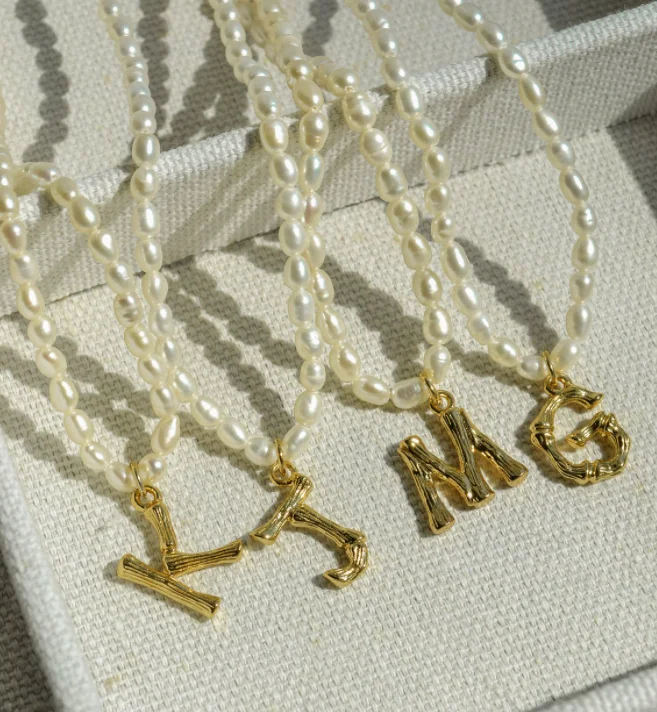 18k Gold Customized Alphabet Natural 