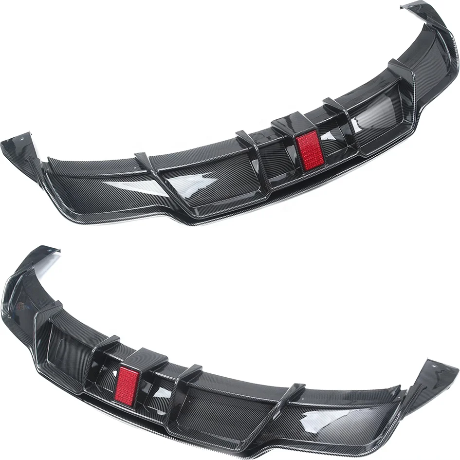 Car Body Kits Rear Bumper Diffuser Rear Lip Spoiler With Light Rear Lip