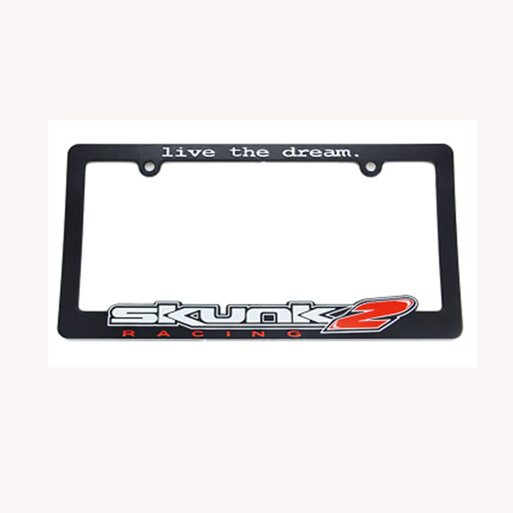 Plastic License Plate Frame Custom Blank Plastic USA License Plate Holders supplier