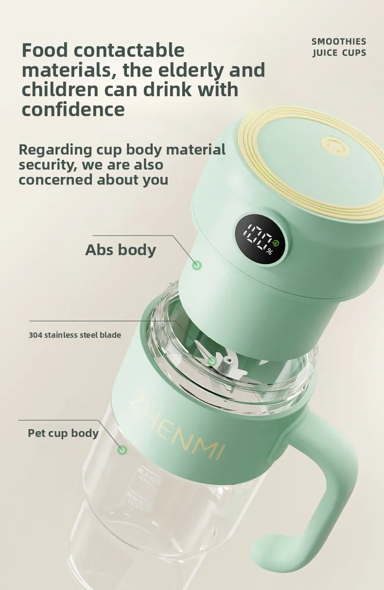 xiaomi youpin zhenmi small portable juicer blender-12