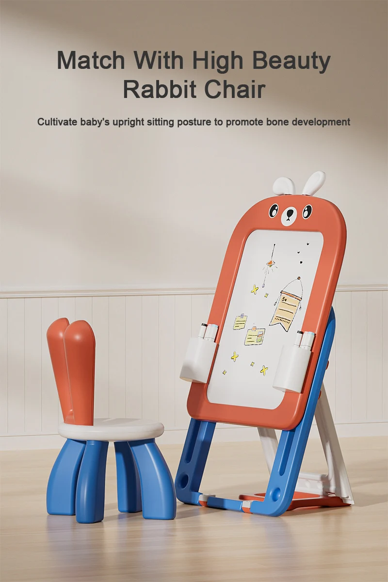 Feelkids Baby Safety Children's Foldable Portable Learning Drawing Board with HDPE Plastic Painting Board manufacture