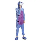 Warm Fleece Hot Sale Winter Cute Couple Donkey Warm Adult Bathrobe Sleepwear Casual Coral Fleece Women Hooded Nightgown