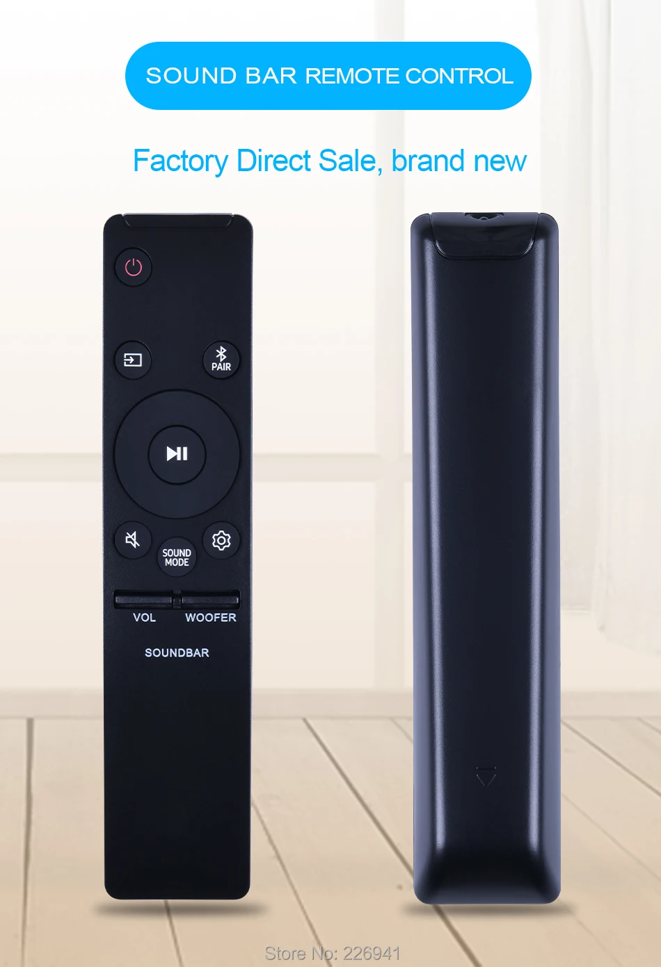 Ah5902767a Remote Control Use For Samsung Sound Bar Hwn450 Hwn550 Hw