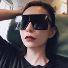 Young Super Eyewear Retro Young Women Fashion Trendy Retro Eyewear Shades Sunglasses Super Big Frame