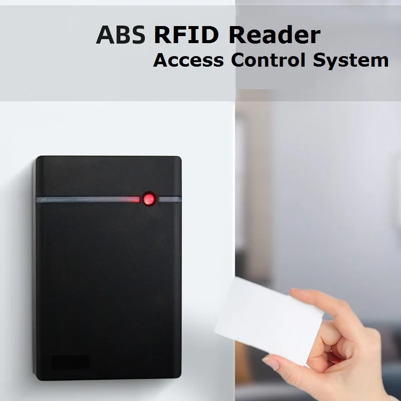 Waterproof Wiegand 26 Output Smart Card Reader Access Control RFID Reader for Door Access Control System
