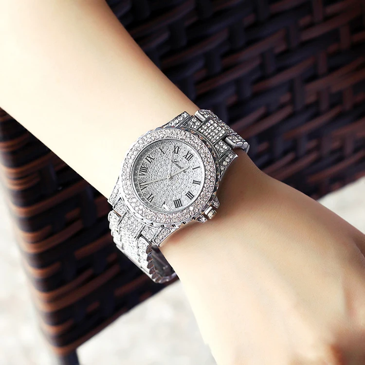 Hot Sale Products Most Popular High Quality Luxury Diamonds Rhinestone Women Watches Wrist Watch