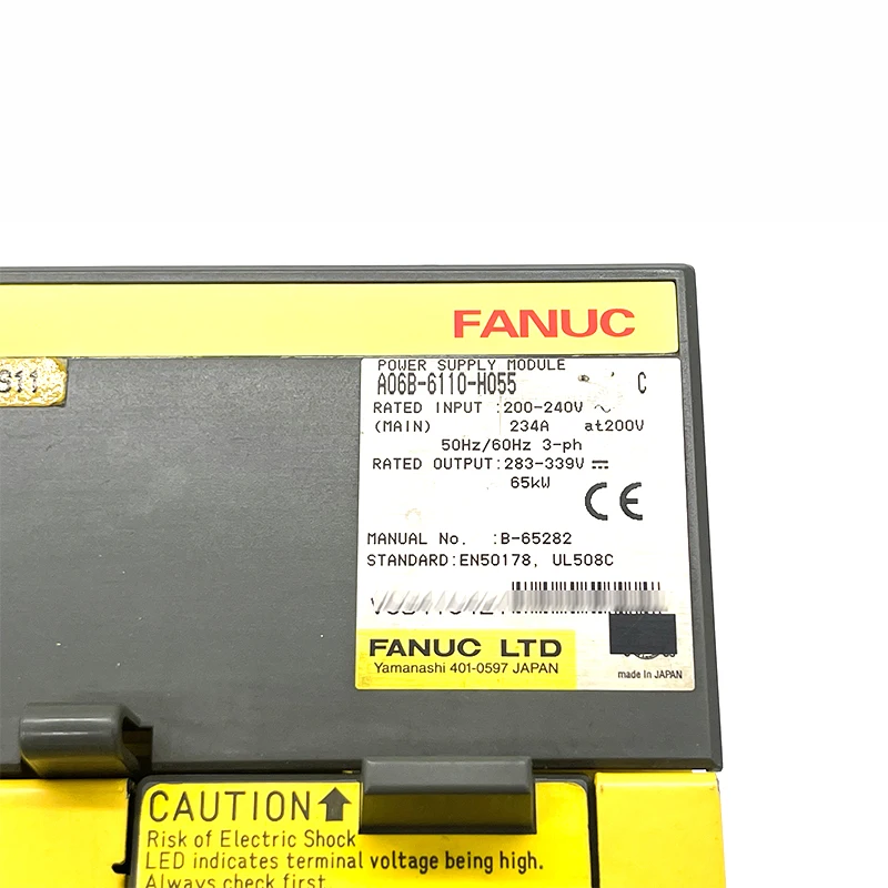 FANUC CNC machine tool A06B-6110-H055 high-power power amplifier driver server second-hand function is not a problem