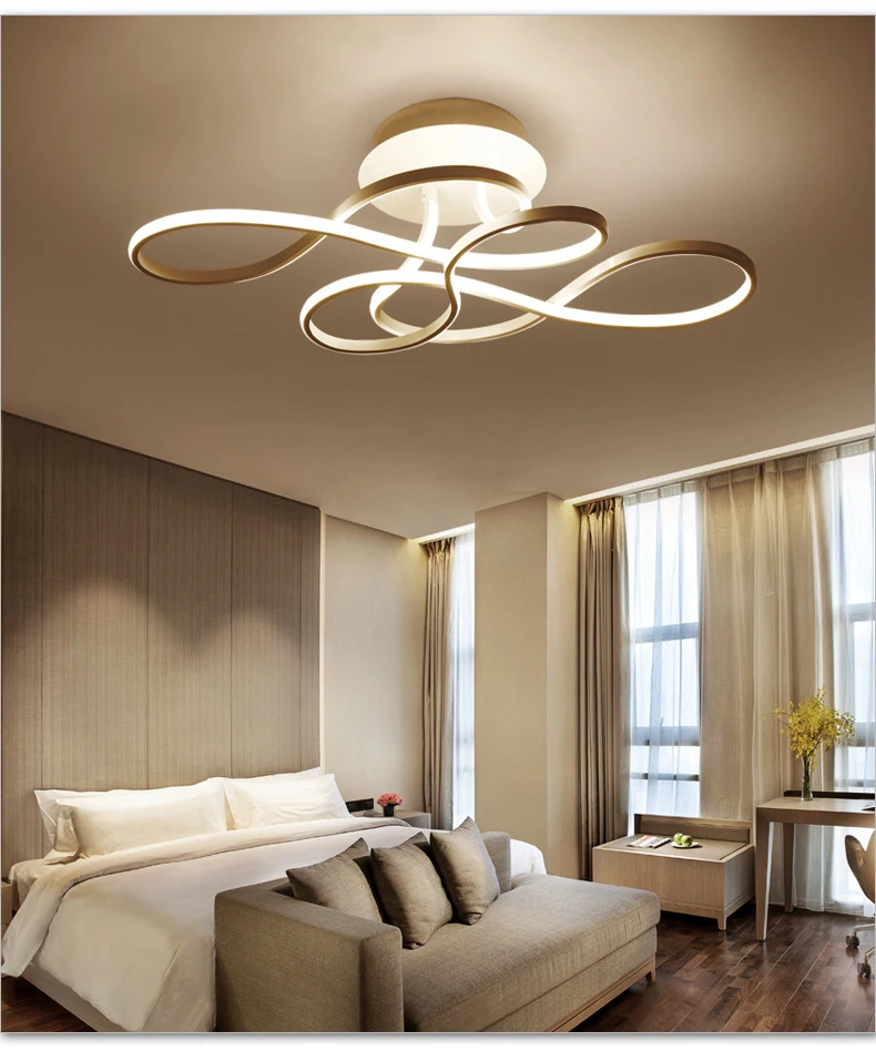 Simple Post-modern Home Creative Nordic New Bedroom Ceiling Lamp Living Room Lamp Led Ceiling Light