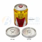 8.4oz 8.7oz 250ml Aluminium Cans With Dia 202 Easy Open Ends For Juice Energy Drinks