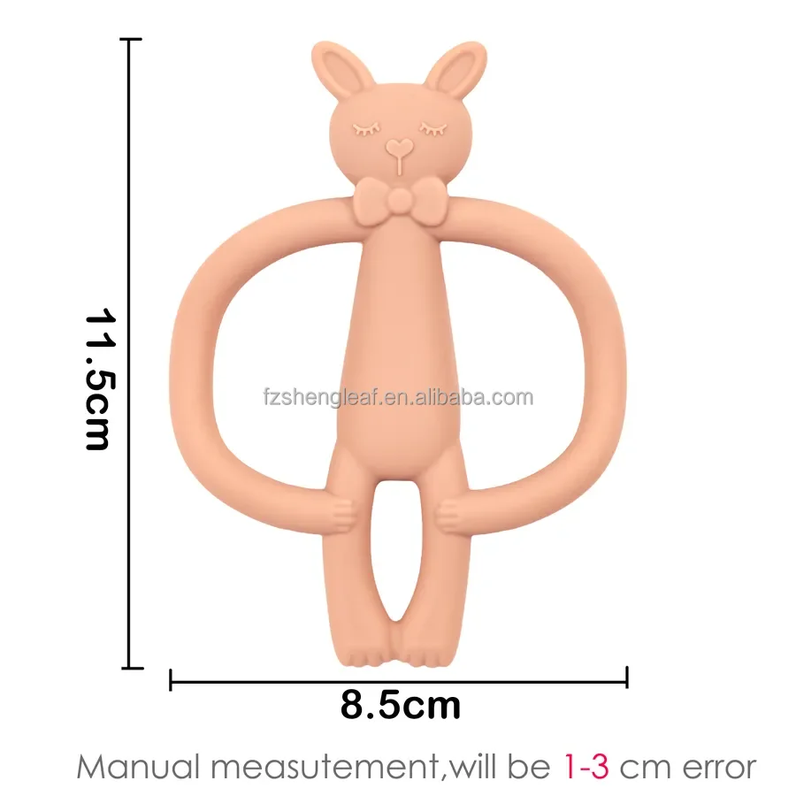 product bpa free custom kid baby teether durable infant chewing soft toys food grade silicone silicon nursing gift for newborns-7