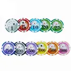 Poker Chip 14g Custom Luxury Premium Knight Lucky Wholesale Clay Poker Chip For Magnet