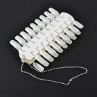 Polish Nail Nails 36 Professional Polish Fan Shape Extreme Nail Display Tips Square Nails Display Long Plastic Nail Display