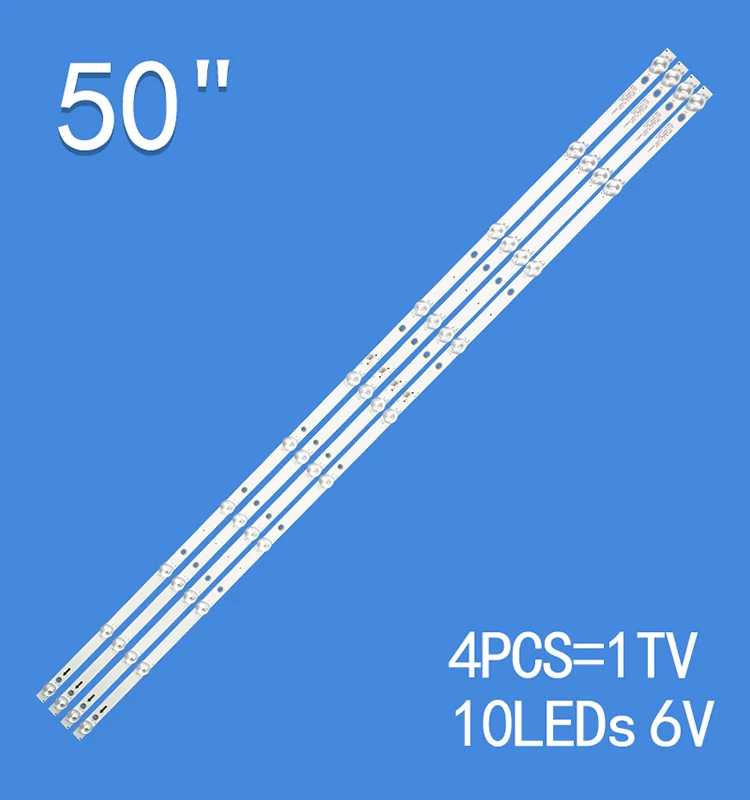 Led Tv Backlight Strip For 50 Inch Js D Jp50dm 102ed 6v 4pcs Set