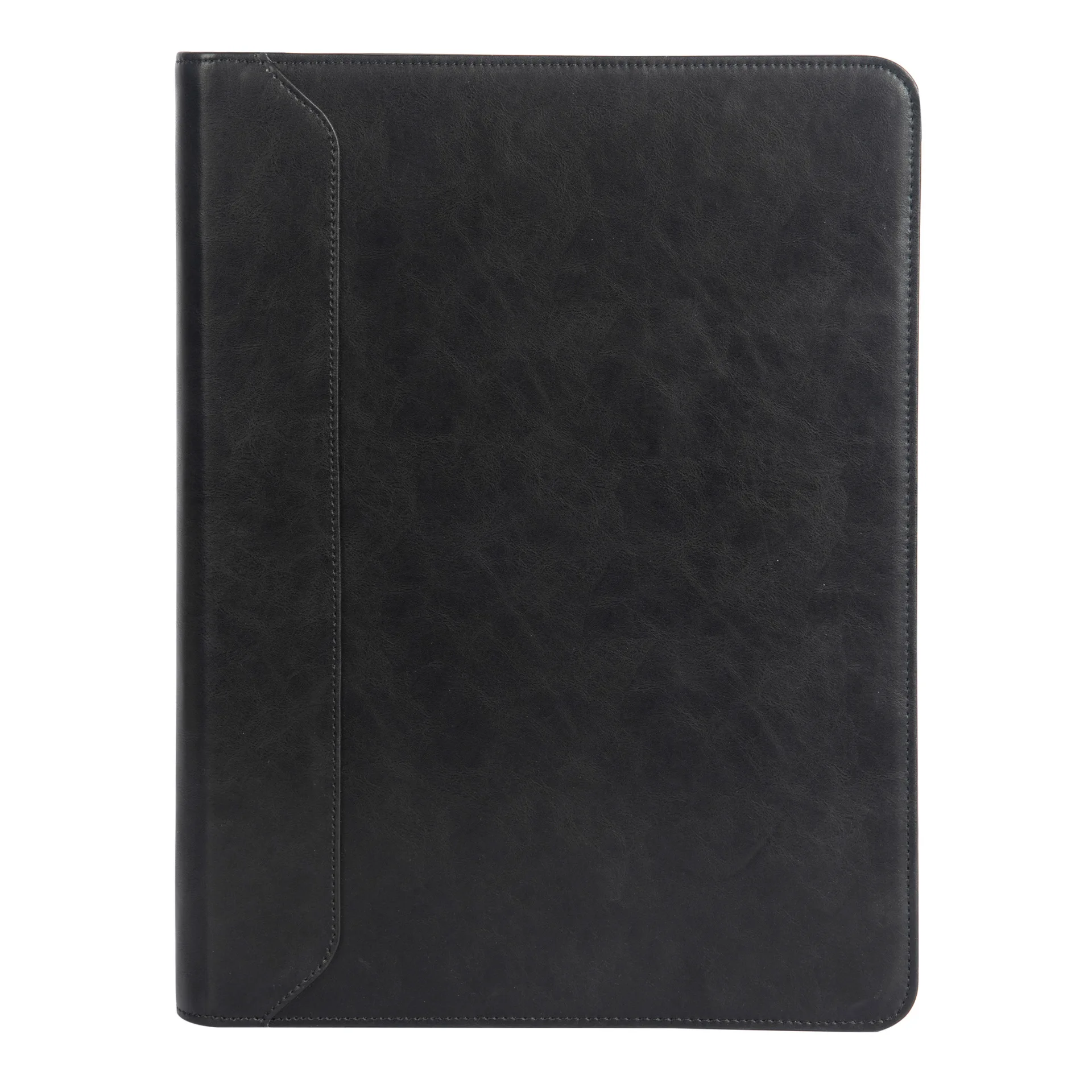 Leather Portfolio Binder Custom Multi-Functional Business Padfolio Folder with 3 Ring binder