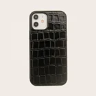 Leather Case Boman High-end Italian Luxury Leather Mobile Phone Case Croc Leather Phone Case