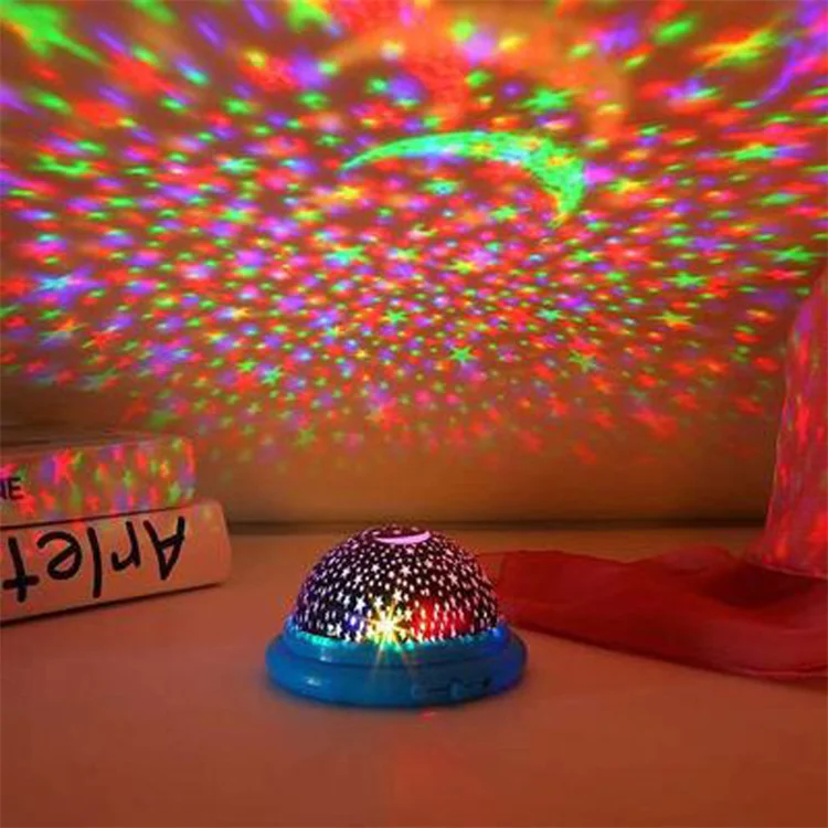 rgb star projector night light projector