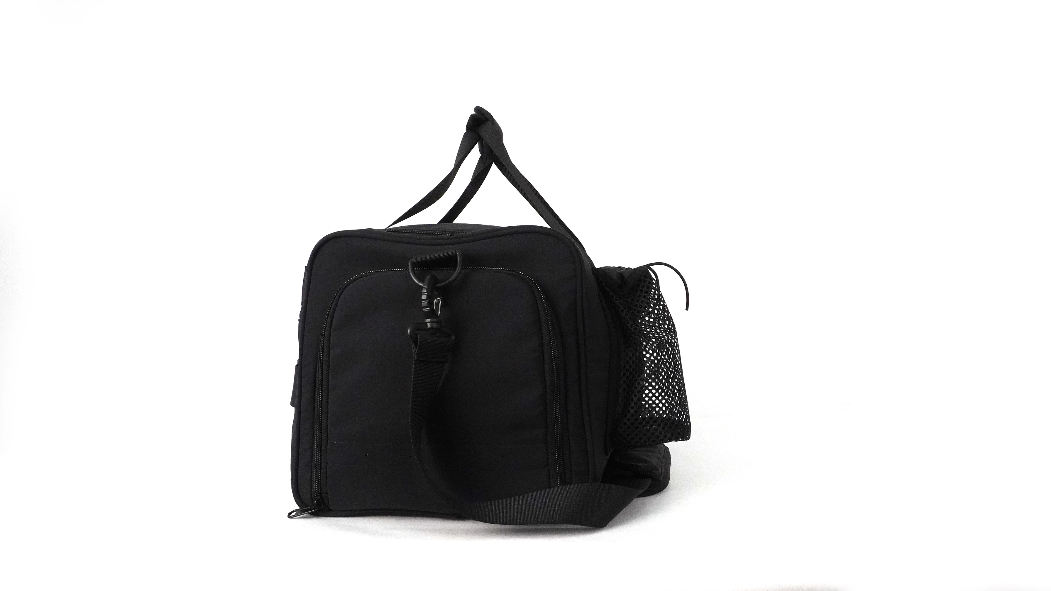 product tinyat unisex black travel backpack large capacity lightweight carry on luggage fashionable zipper waterproof single shoulder-4