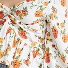 Tops Sleeve Girls Full Custom Crop Tops Tshirts Women Blouses Off Shoulder Puff Sleeve Floral Girls Casual Tops