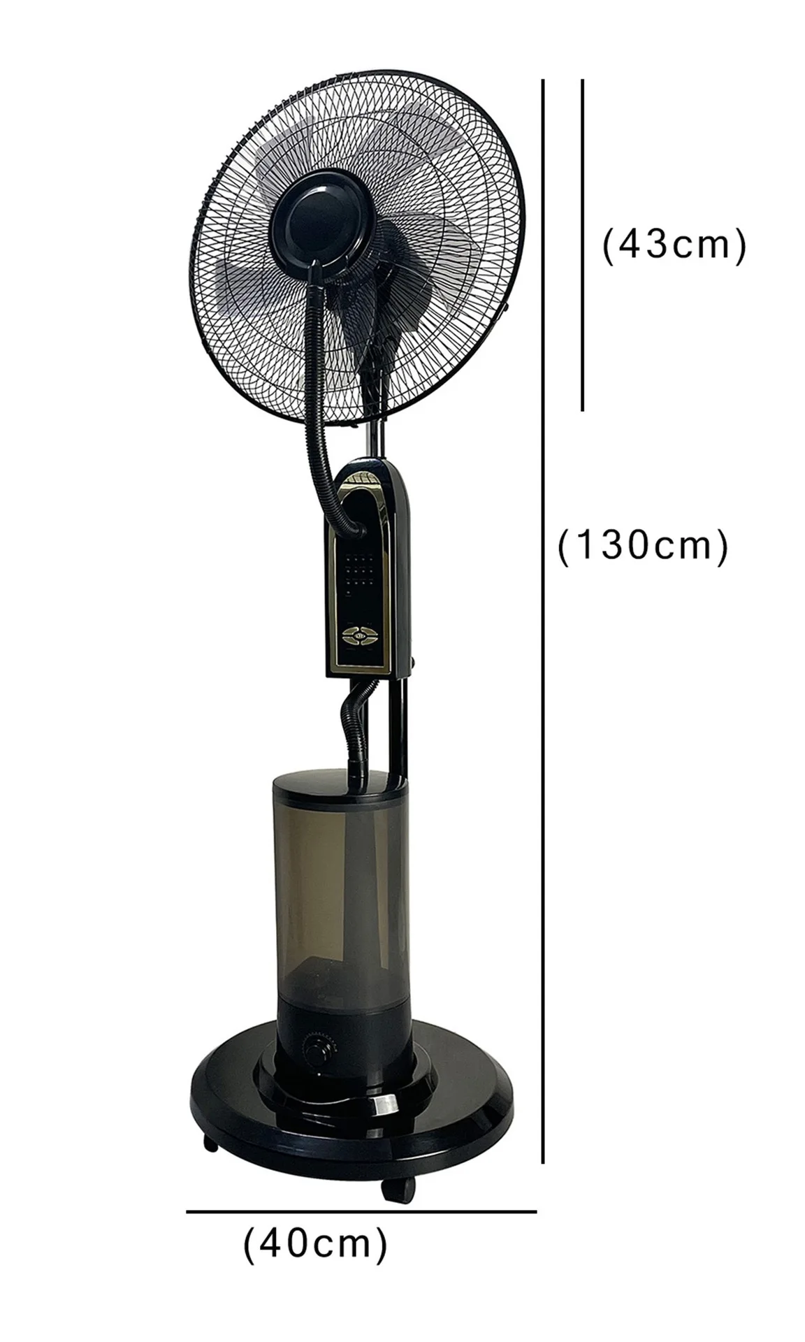 Standing Mist Spray Cooler, Wall, 50, Plastic - detail 14