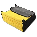 Automotive Detailing Dual Layer 500gsm Microfiber Ultra-Thick Plush Microfibre Car Drying Towel