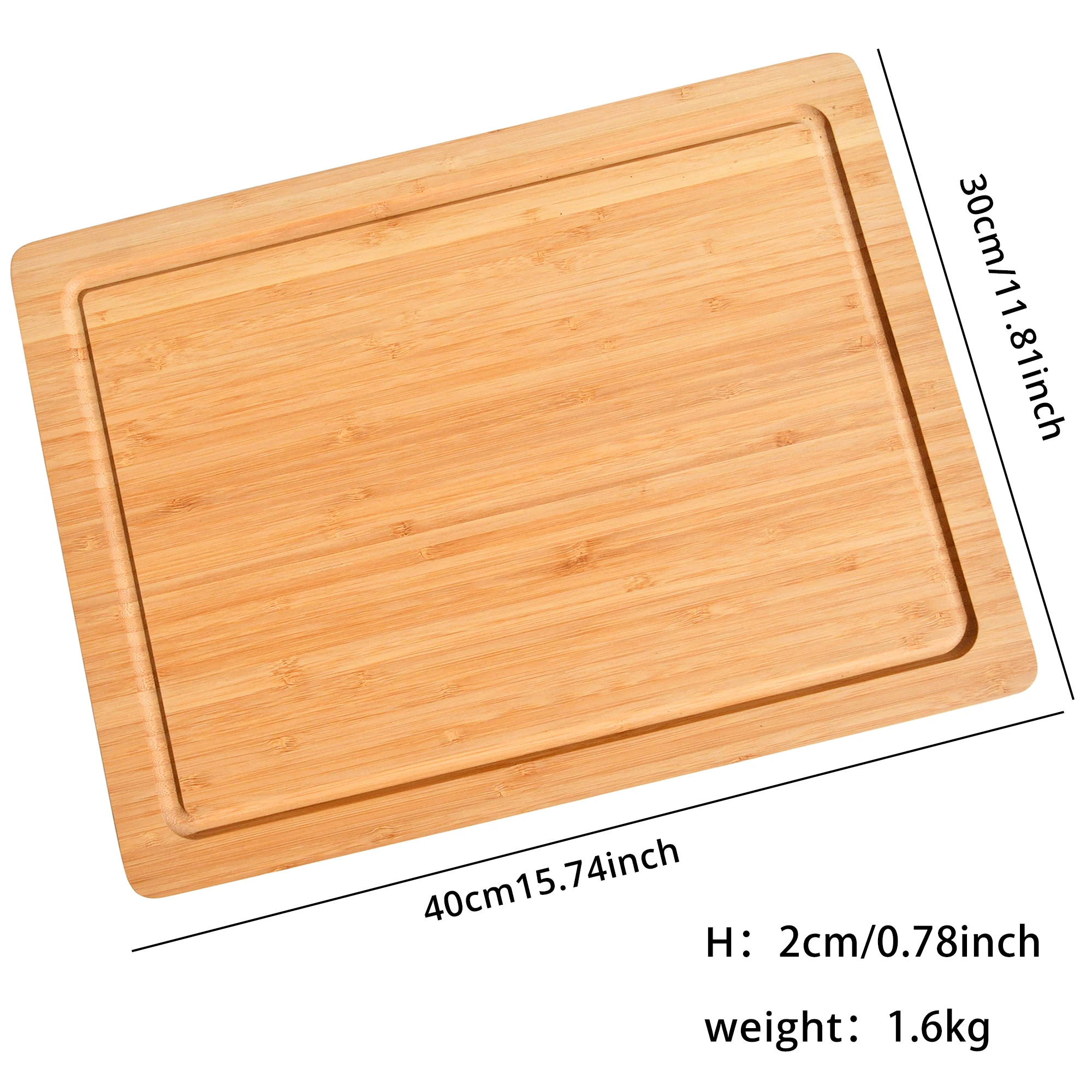 Bamboo Kitchen Cutting Board Extra Large Chopping Board With Juicy Groove Perfect Meat Vegetables