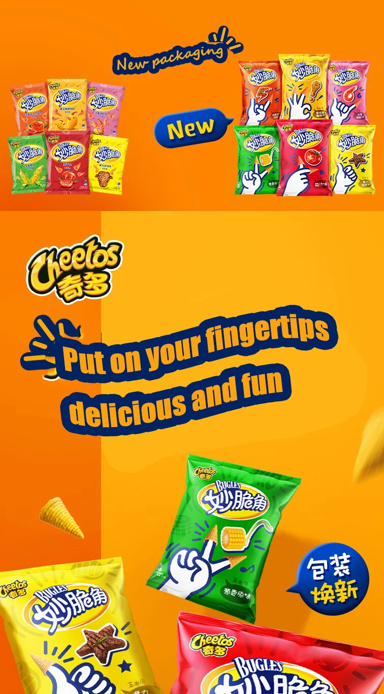 Wholesale Cheetos Chips 65g Tomato Seafood Flavor Cheetos Bugle Corn