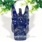 Carved Lapis Lazuli Carved Wholesale Hand Carved Natural Lapis Lazuli Stone Quartz Crystal Dragon Head Skulls For Sale