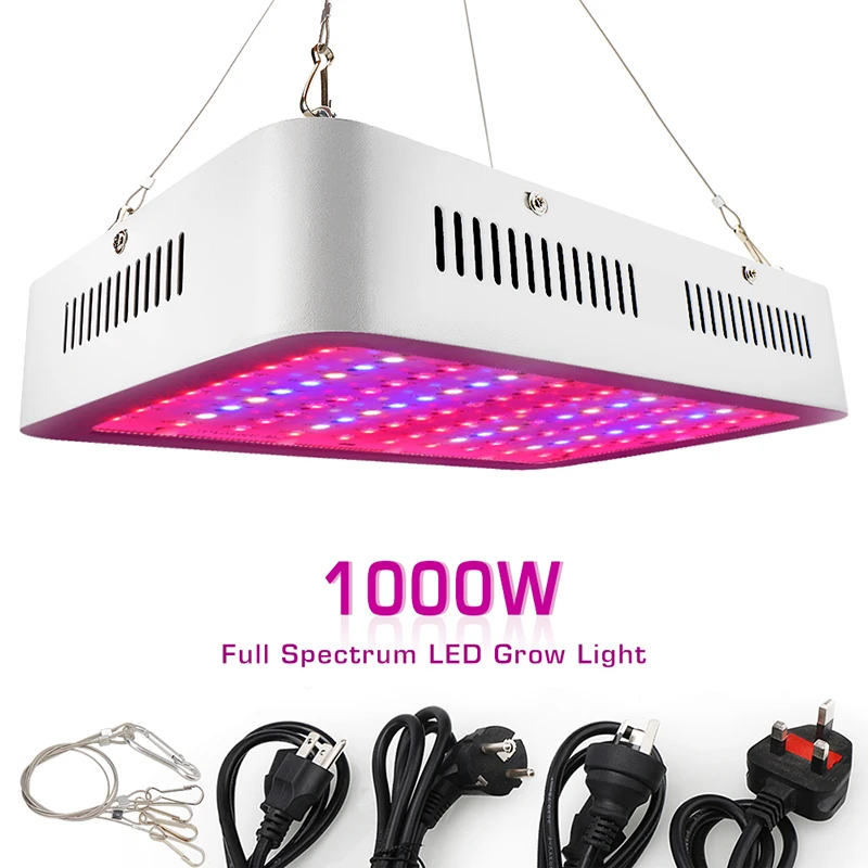 1000W Watt Led Grow Light Kit Full Spectrum Lamp For Plant Hydroponic Veg Flower 