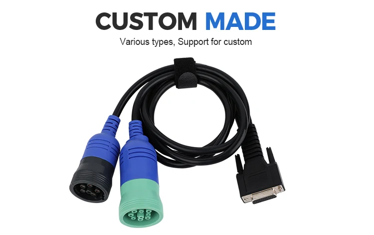 product customized dp15 to j1939 9pin connector y cable-4