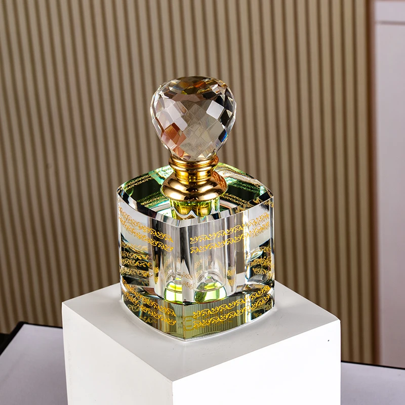 product hot sale 12ml grand luxury glass empty bottle can be customized elegant crystal perfume bottle-8