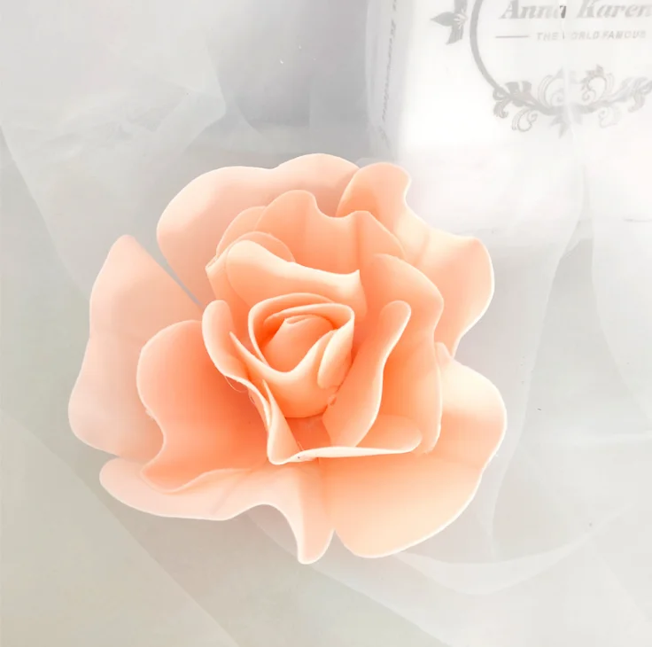 Factory White backdrop decorative artificial pe foam flower making wedding foam flower