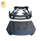 Black Series Wide Body Kit For W204 C C20C220C632 4 Doors. Fiberglass Test Decoration
