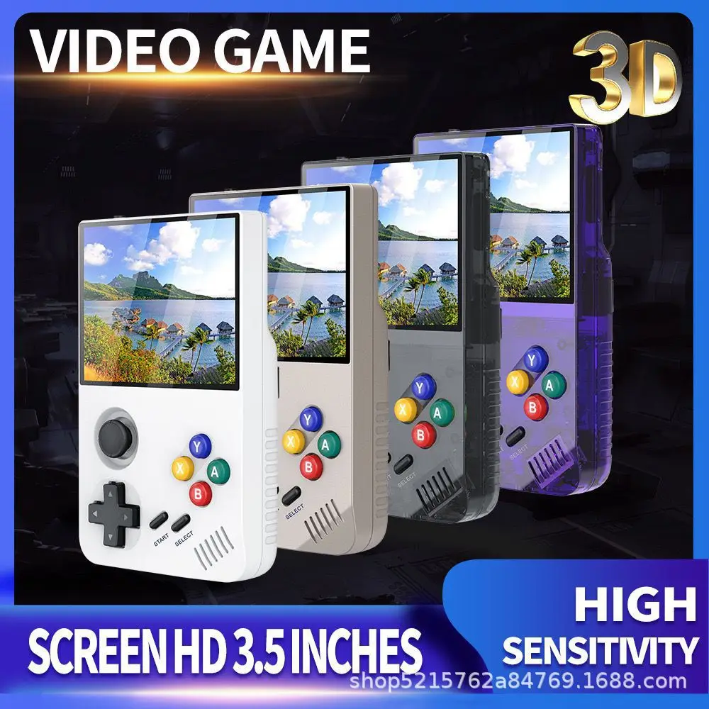 M19 Handheld Game Player  3.5 Inch LCD Screen HD output TV 15000 Games Classic Retro Portable Video Gaming console