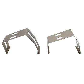 Factory OEM ODM Flat Wire Stamping Parts Stainless Steel Flat Spring Brackets for Machine Custom Stamped Fasteners Spring Clips
